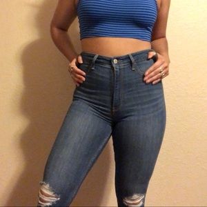 High-Rise Super Skinny Jeans